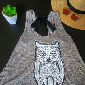 Poetry (Nordstrom) Embroidered Owl Tank
